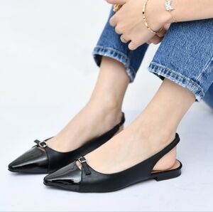 Razzmatazz Black Patent Leather Sandals